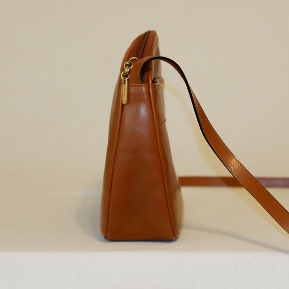 Salvatore Ferragamo Vintage Brown Leather Crossbody Bag with card - Picture 3 of 7